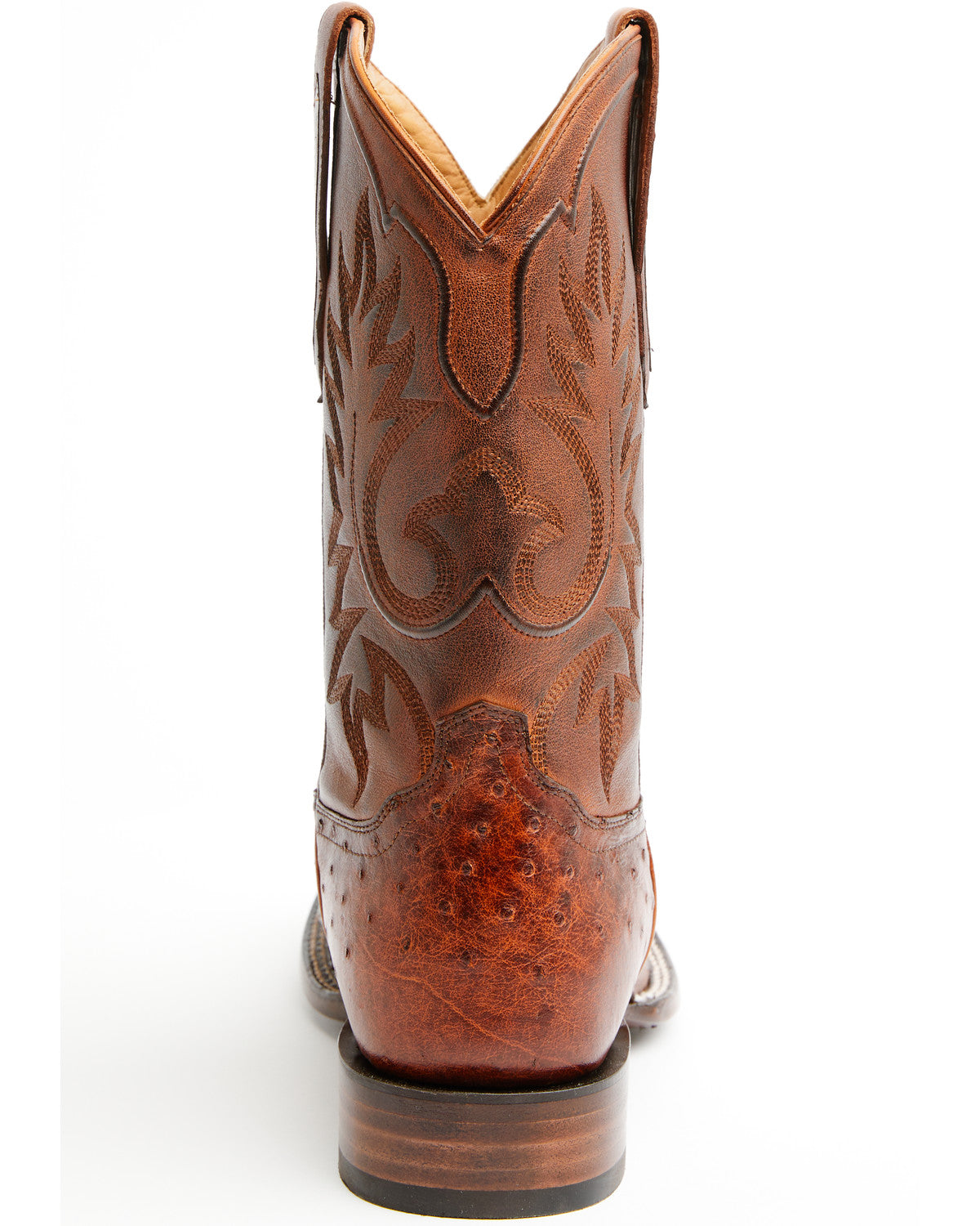 Black 1978® Men's The Hayward Exotic Full Quill Ostrich Wes Cognac