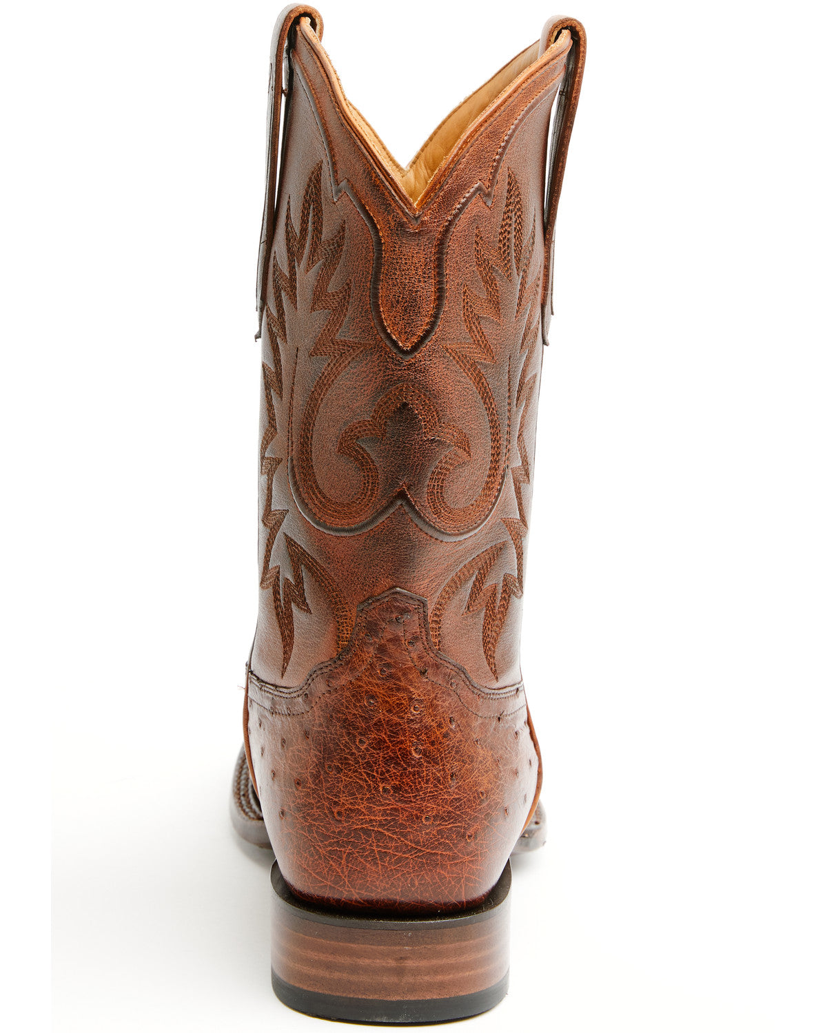 Black 1978® Men's The Hayward Exotic Ostrich Western Boots Cognac