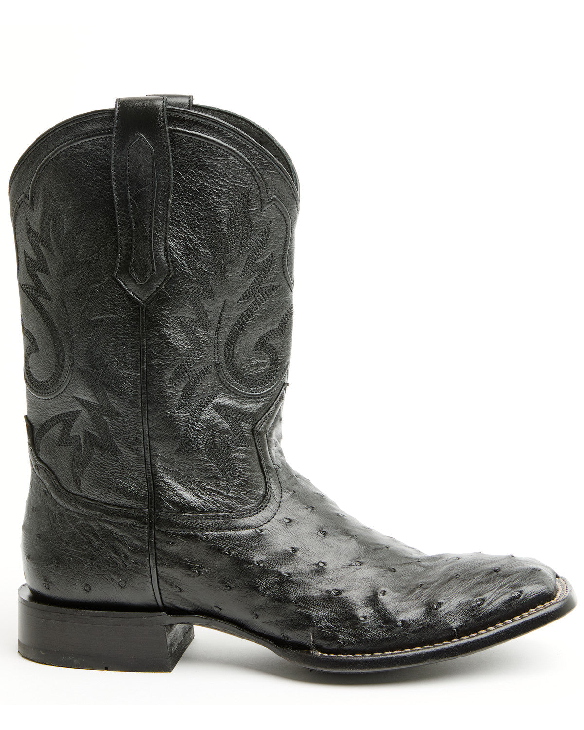 Black 1978® Men's The Hayward Exotic Full Quill Ostrich Wes Black