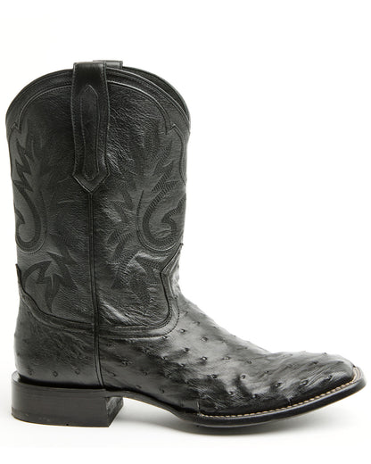 Black 1978® Men's The Hayward Exotic Full Quill Ostrich Wes Black