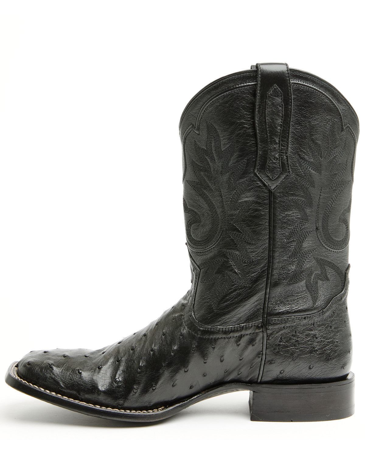 Black 1978® Men's The Hayward Exotic Full Quill Ostrich Wes Black