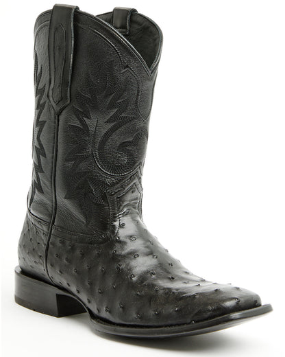 Black 1978® Men's The Hayward Exotic Full Quill Ostrich Wes Black