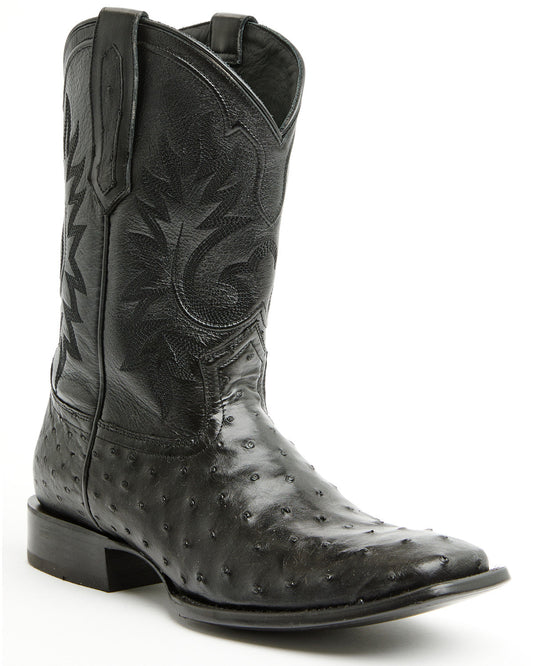 Black 1978® Men's The Hayward Exotic Full Quill Ostrich Wes Black