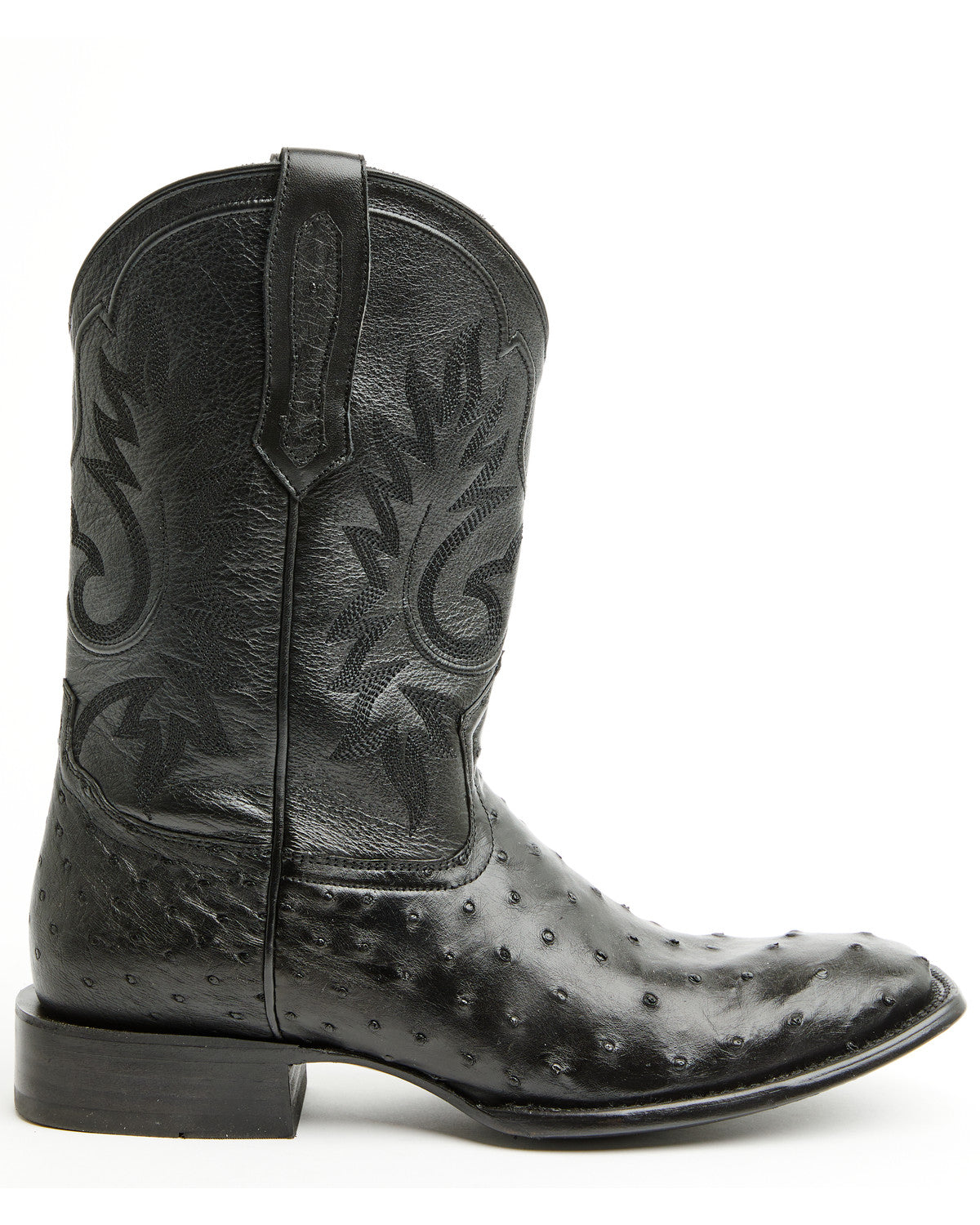 Black 1978® Men's The Hayward Exotic Full Quill Ostrich Wes Black