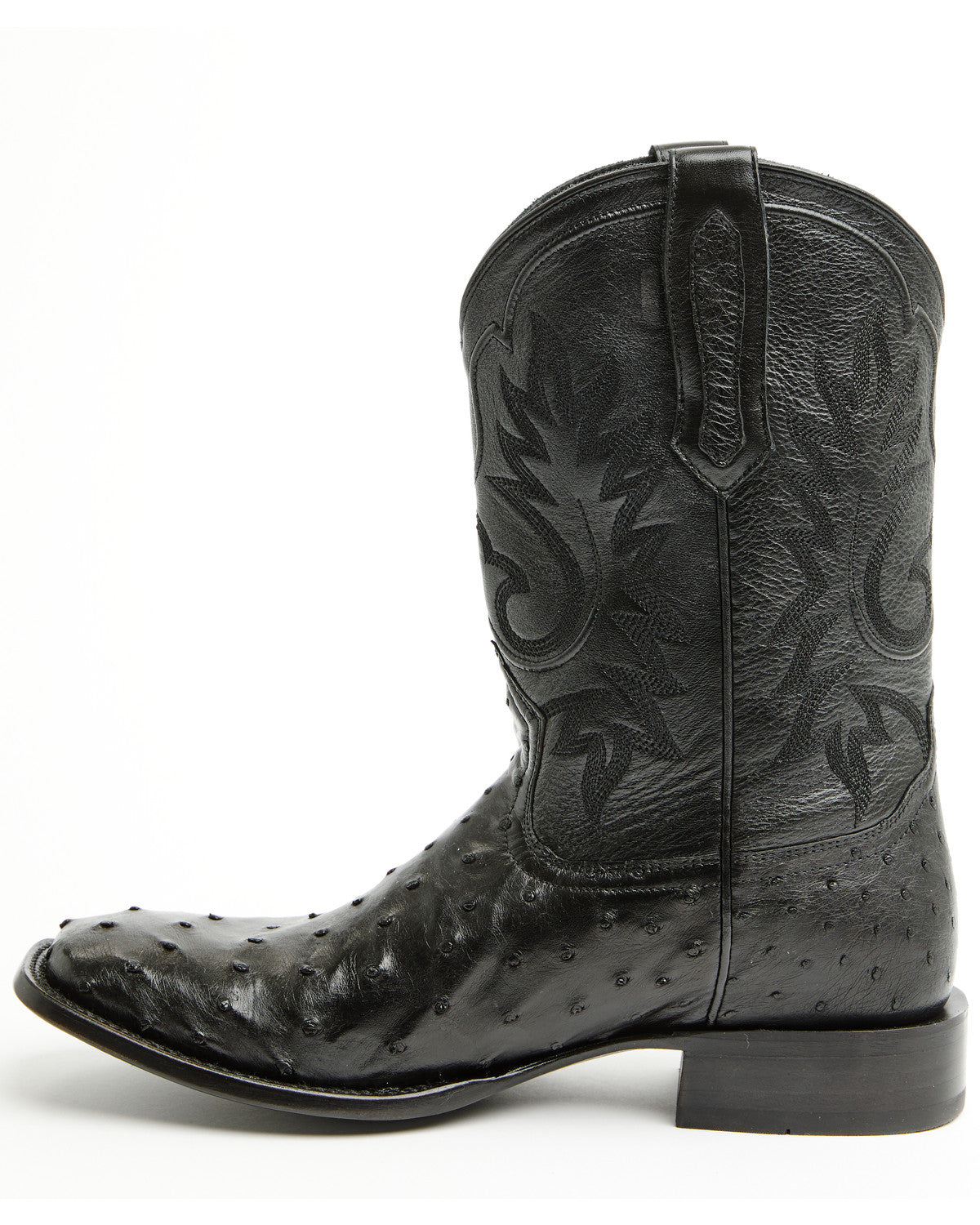 Black 1978® Men's The Hayward Exotic Full Quill Ostrich Wes Black