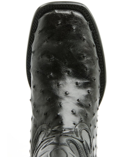 Black 1978® Men's The Hayward Exotic Full Quill Ostrich Wes Black
