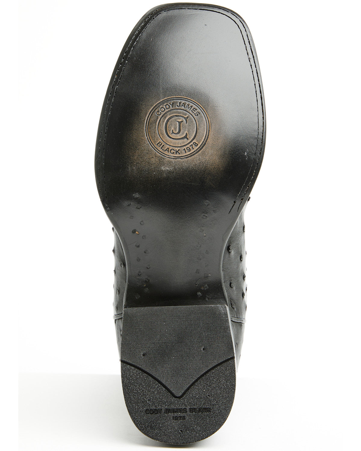 Black 1978® Men's The Hayward Exotic Full Quill Ostrich Wes Black