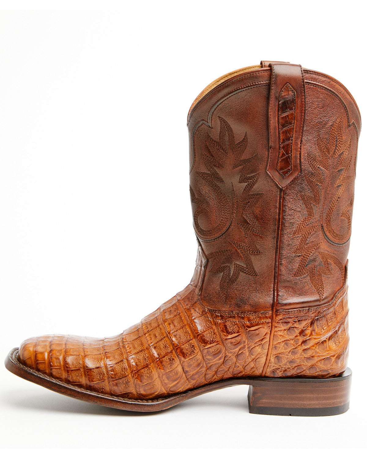 Black 1978® Men's The Hayward Exotic Caiman Belly Western B Cognac