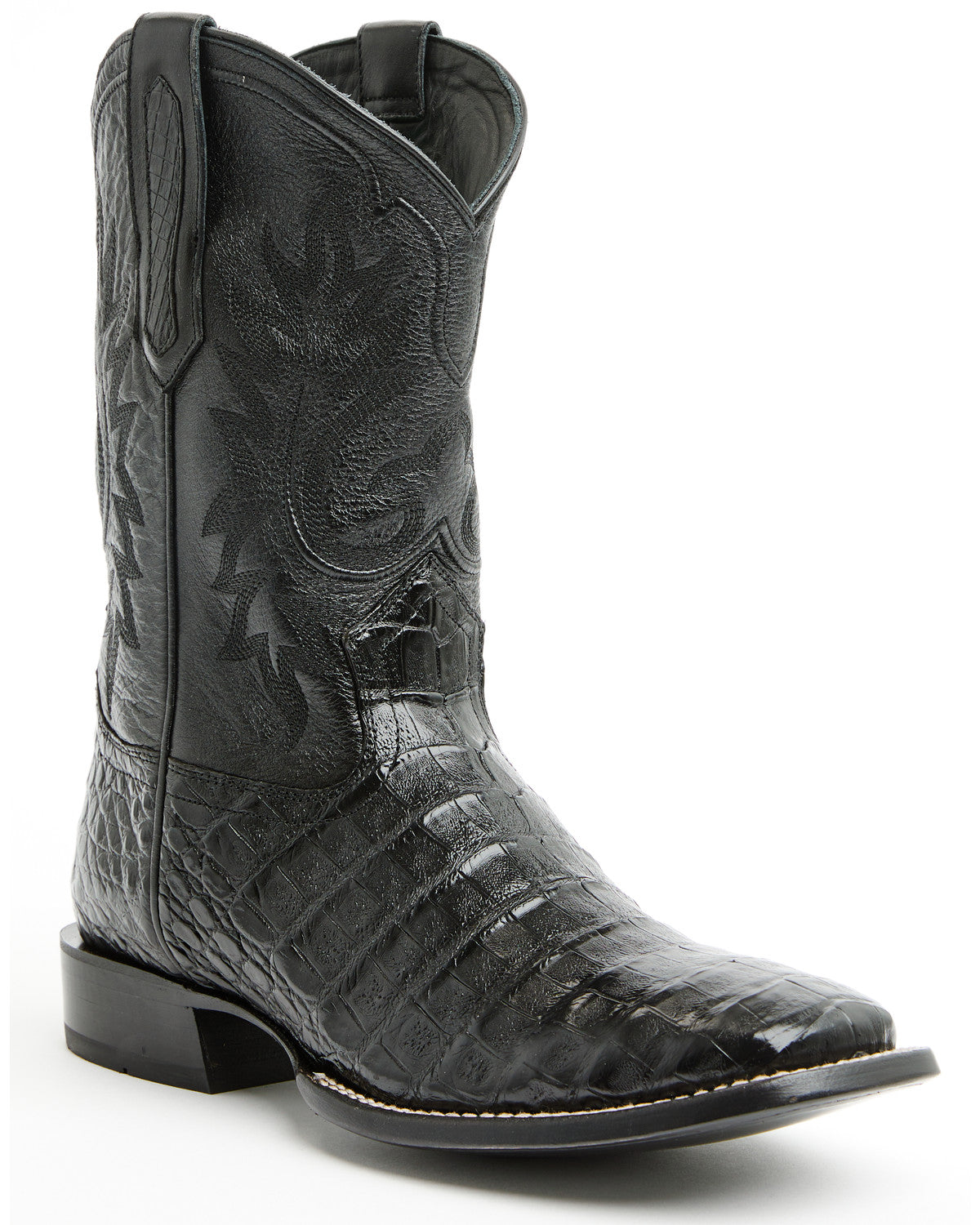 Black 1978® Men's The Hayward Exotic Caiman Western Boots - Black
