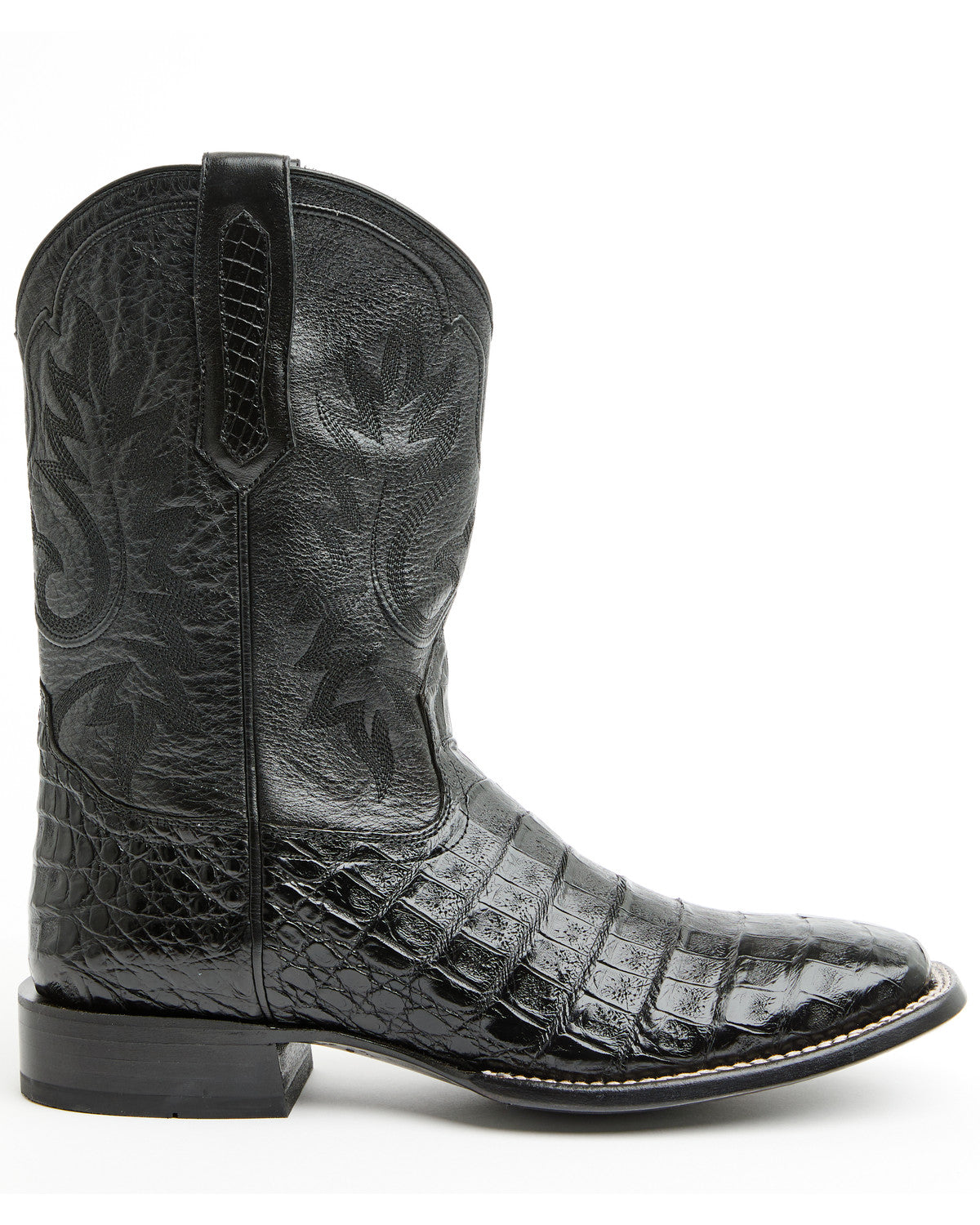 Black 1978® Men's The Hayward Exotic Caiman Western Boots - Black