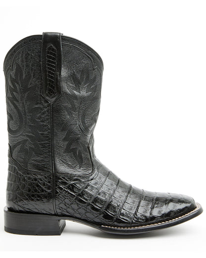 Black 1978® Men's The Hayward Exotic Caiman Western Boots - Black
