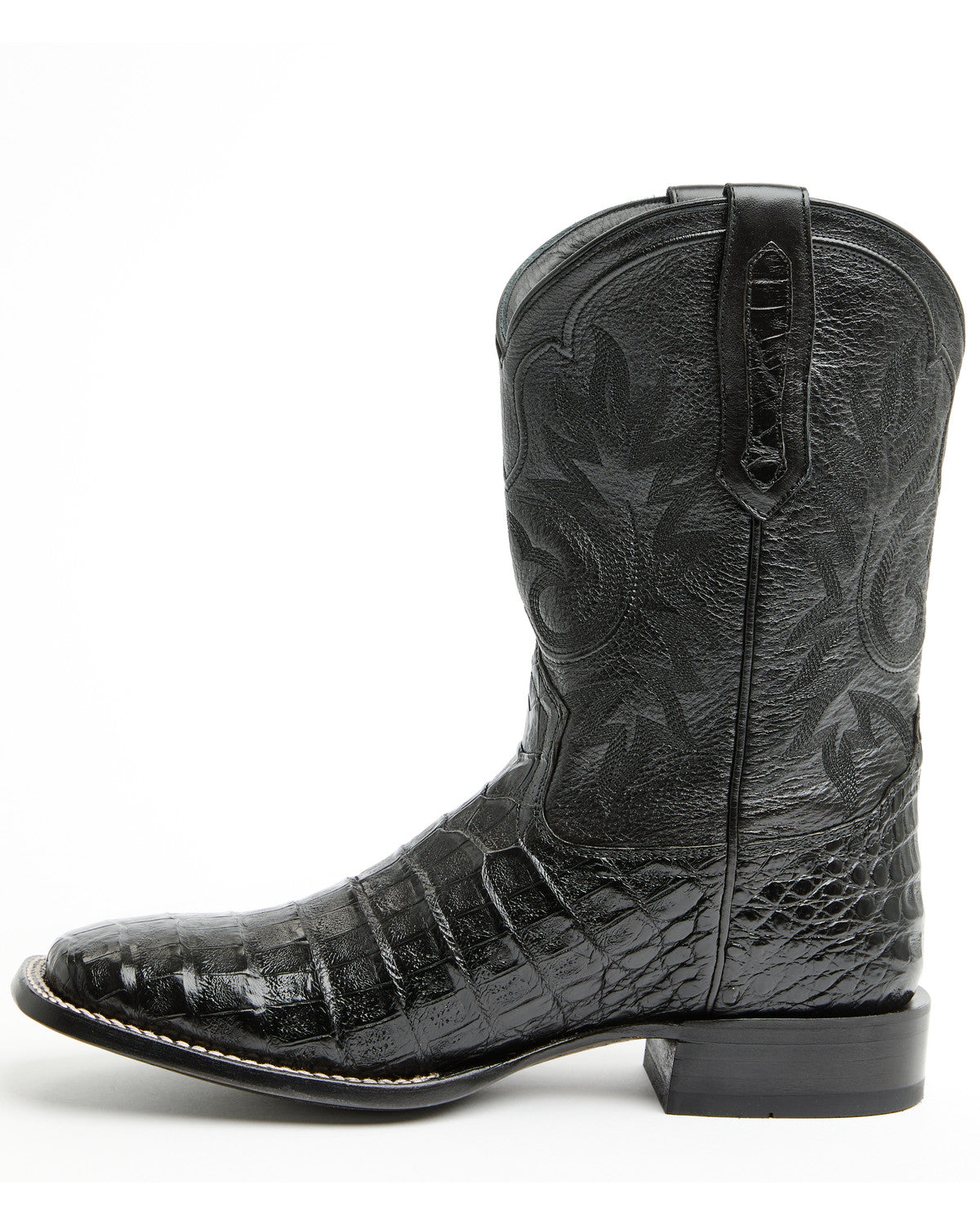 Black 1978® Men's The Hayward Exotic Caiman Western Boots - Black