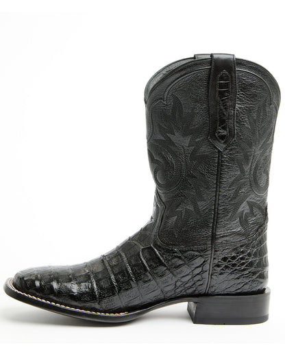 Black 1978® Men's The Hayward Exotic Caiman Western Boots - Black