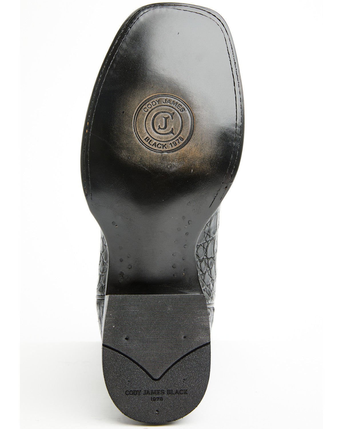 Black 1978® Men's The Hayward Exotic Caiman Western Boots - Black
