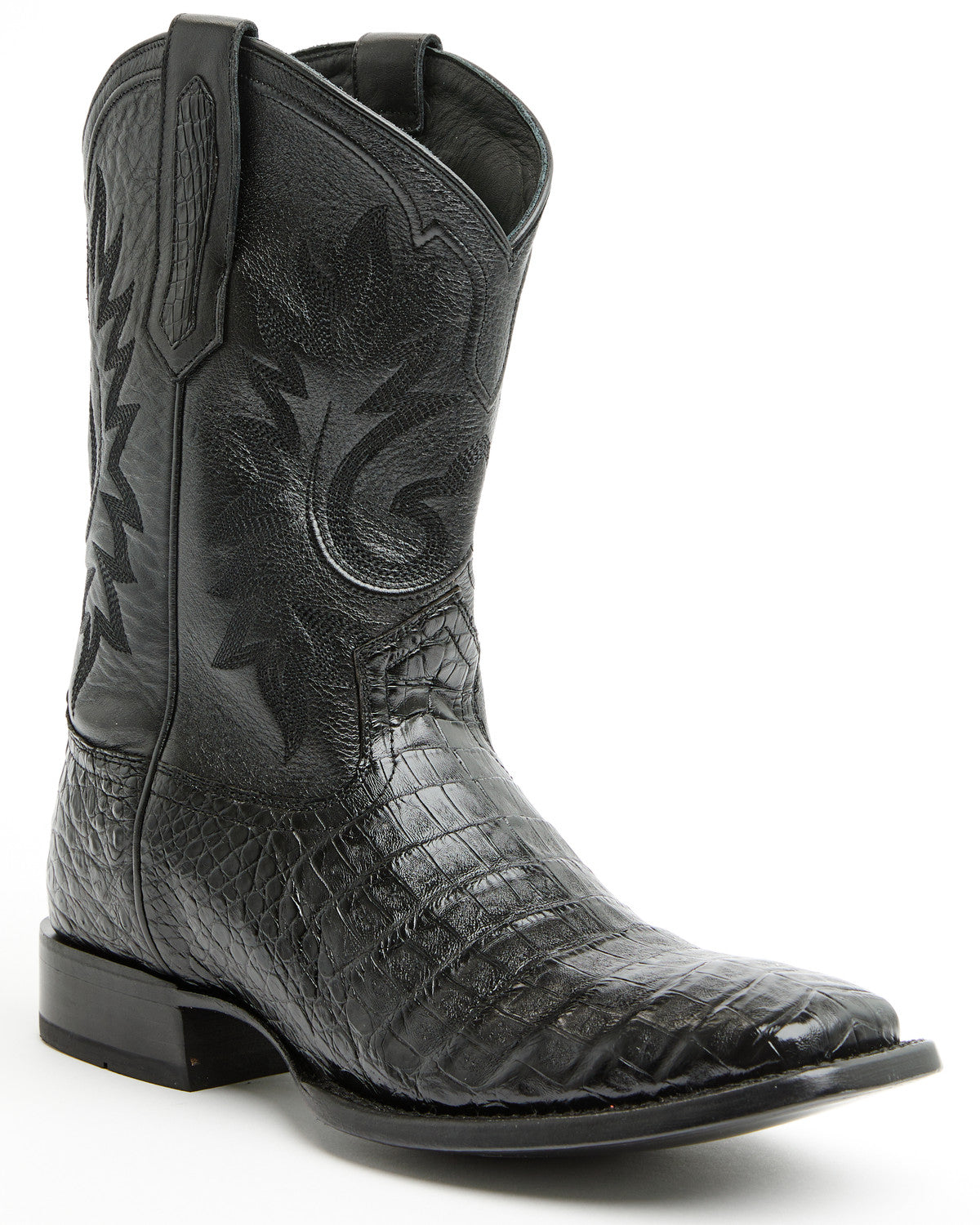 Black 1978® Men's The Hayward Exotic Caiman Belly Western B Black
