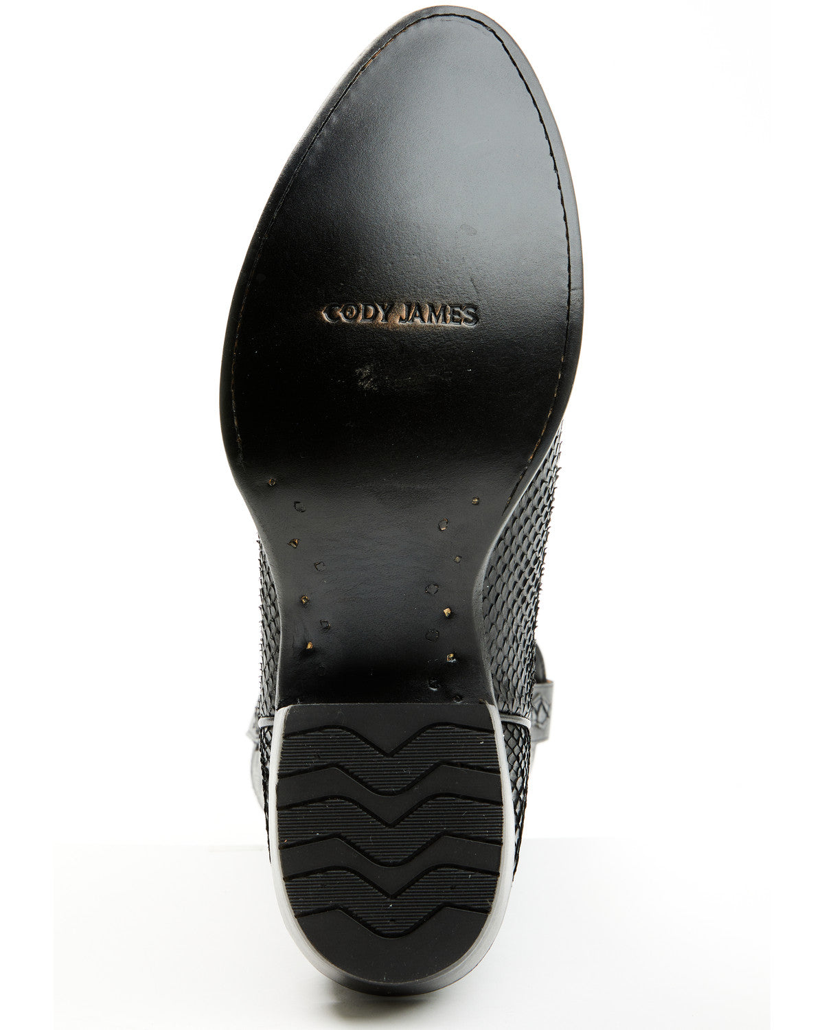 Men's Exotic Python Western Boots - Round Toe Black