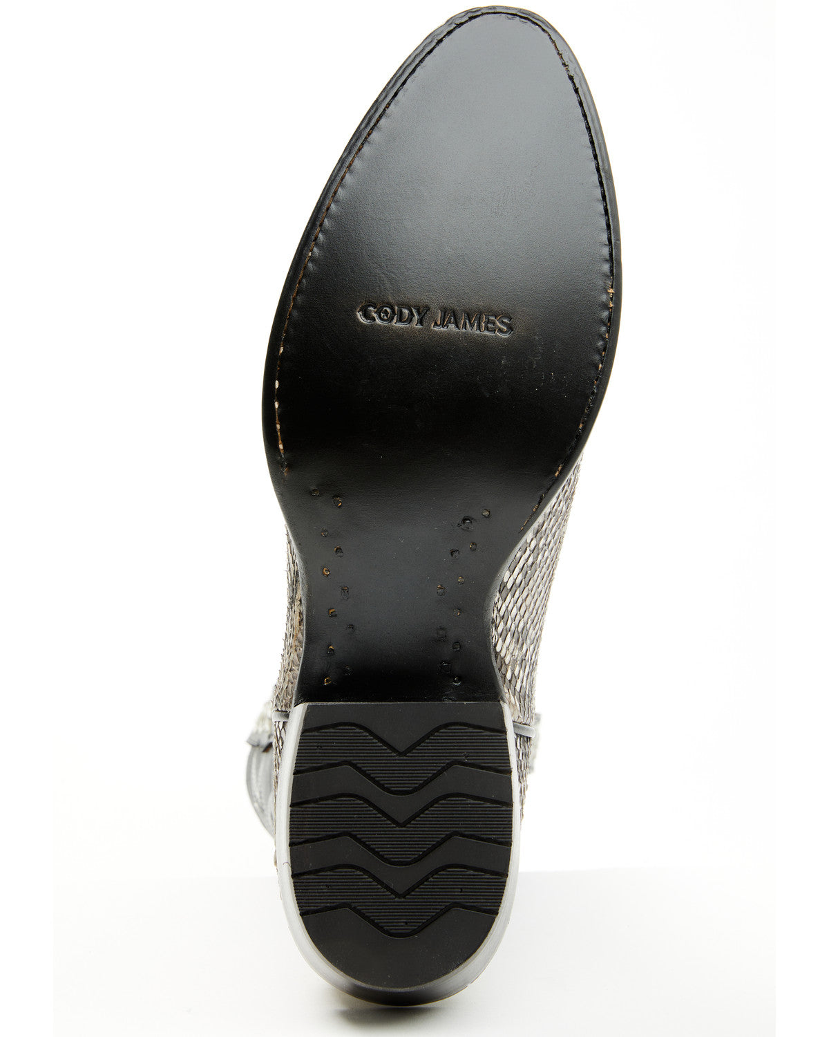 Men's Exotic Python Western Boots - Medium Toe Black