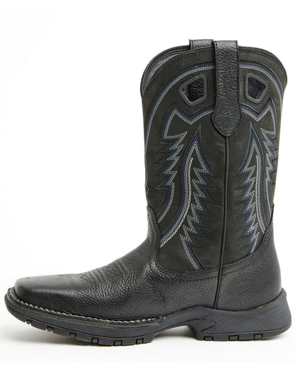 Men's Apex Lite Performance Western Boots - Broad Square To Black