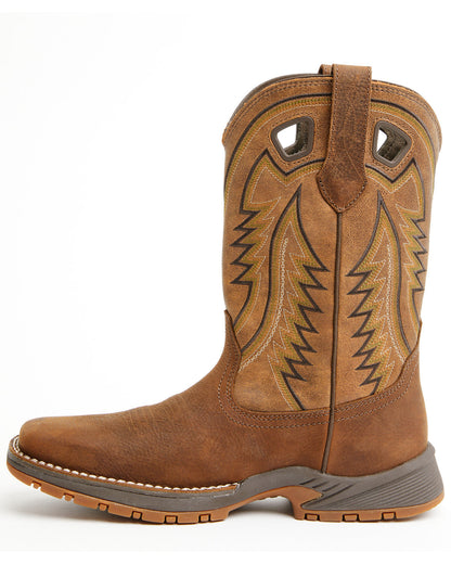Men's Apex Lite Performance Western Boots - Broad Square To Brown