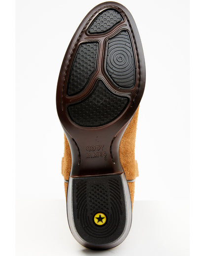 Men's Hoverfly Western Performance Boots - Round Toe Cognac