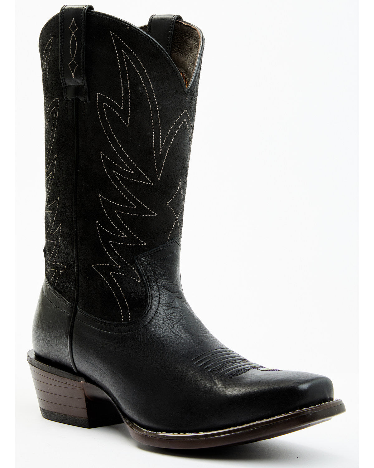 Men's Hoverfly Western Performance Boots - Square Toe Black