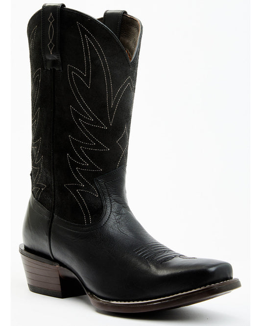 Men's Hoverfly Western Performance Boots - Square Toe Black