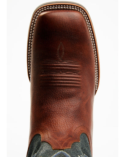 Men's Xtreme Xero Gravity Western Performance Boots - Broad Brown/blue