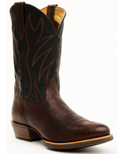 Men's Xtreme Xero Gravity Western Performance Boots - Round Black/brown