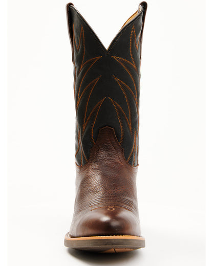 Men's Xtreme Xero Gravity Western Performance Boots - Round Black/brown