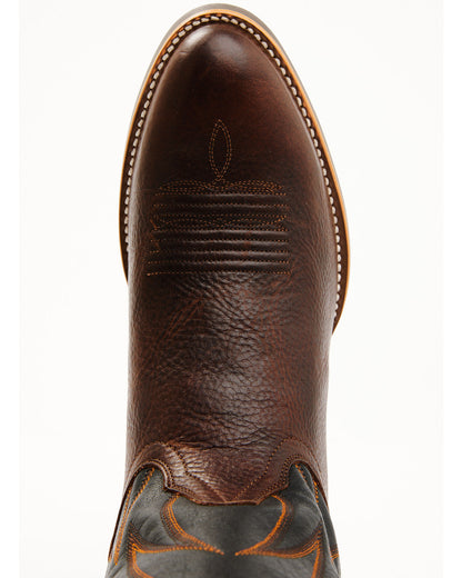 Men's Xtreme Xero Gravity Western Performance Boots - Round Black/brown