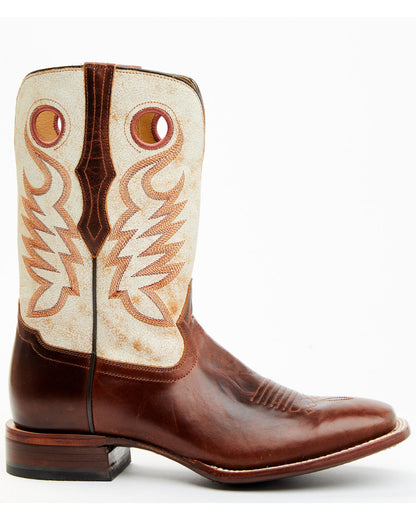 Men's Union Xero Gravity Bone Western Performance Boots - B Ivory