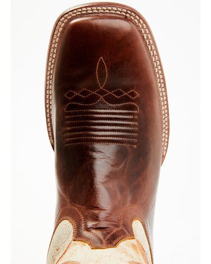 Men's Union Xero Gravity Bone Western Performance Boots - B Ivory