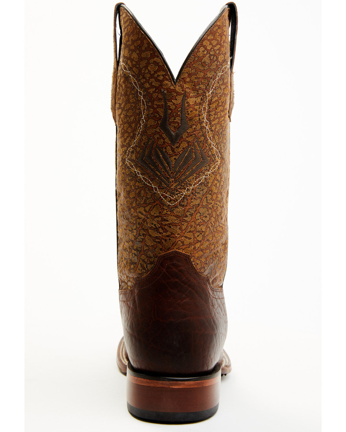 Men's Blue Collection Western Performance Boots - Broad Squ Brown