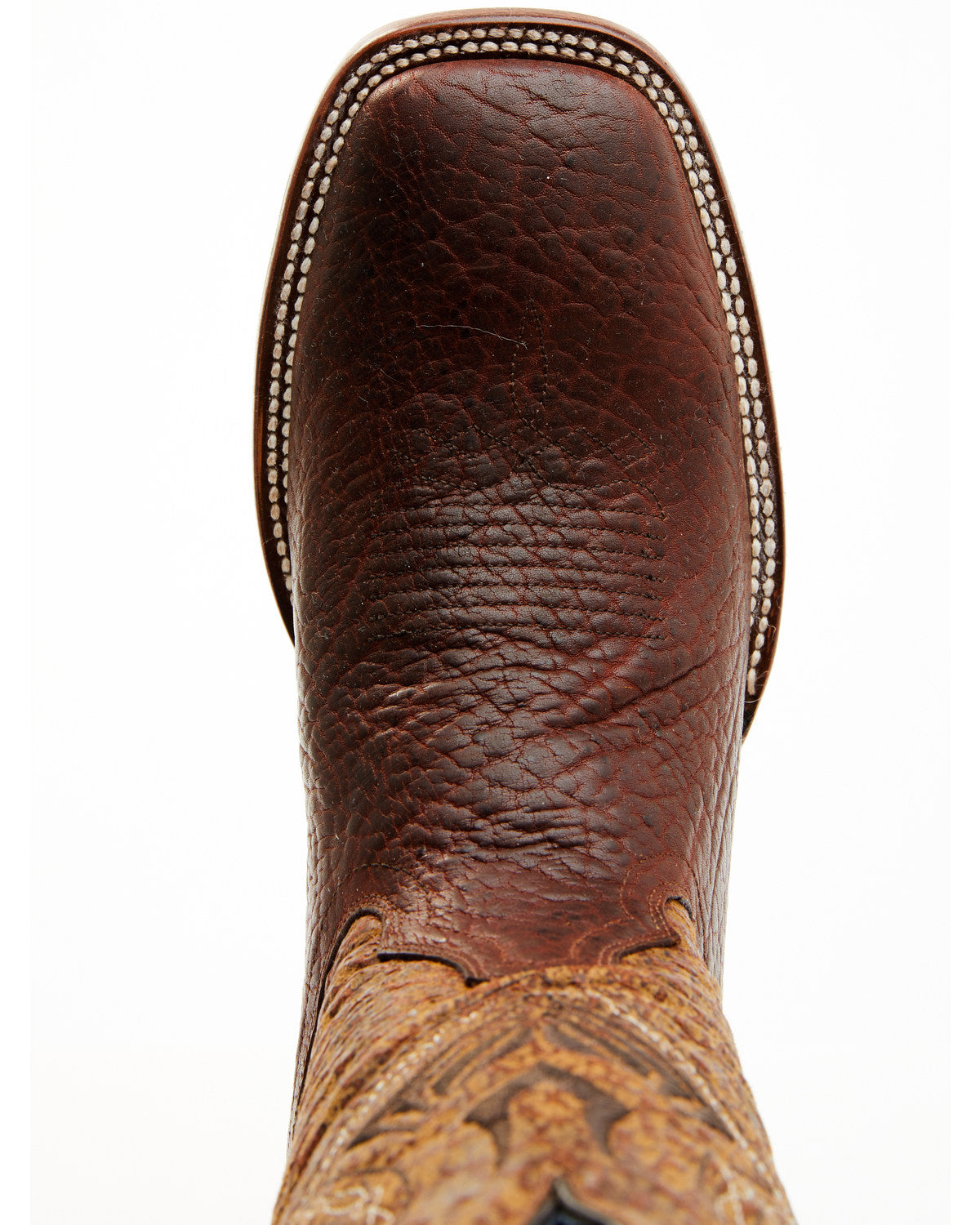 Men's Blue Collection Western Performance Boots - Broad Squ Brown