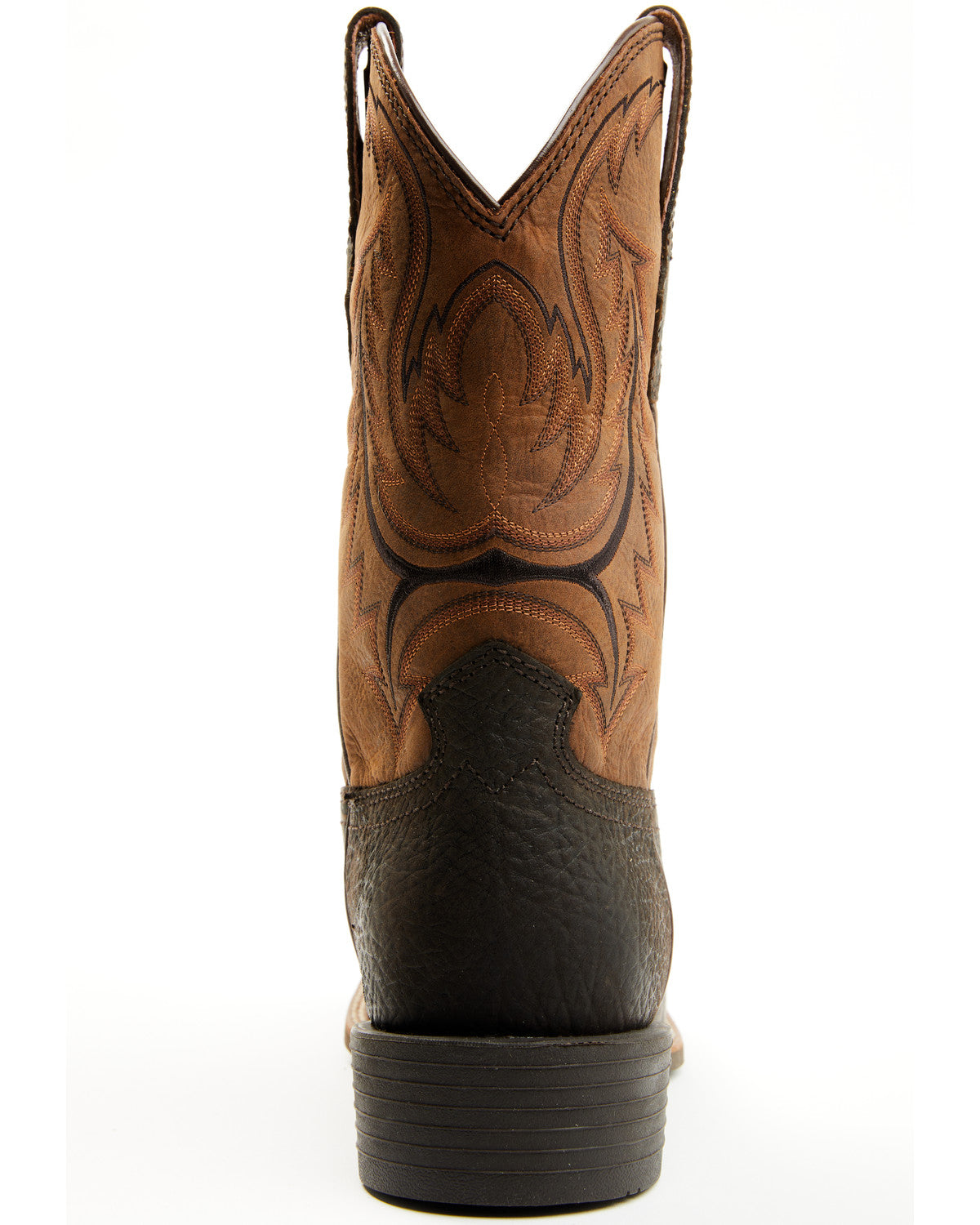 Men's Force Performance Western Boots - Broad Square Toe Brown