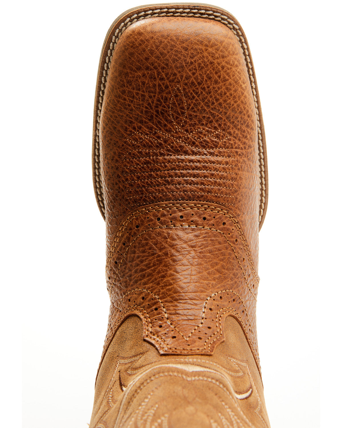Men's Force Performance Western Boots - Broad Square Toe Brown