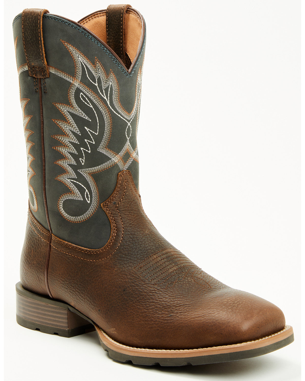 Men's Ranger Performance Western Boots - Broad Square Toe Blue