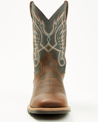 Men's Ranger Performance Western Boots - Broad Square Toe Blue