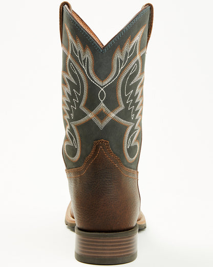 Men's Ranger Performance Western Boots - Broad Square Toe Blue