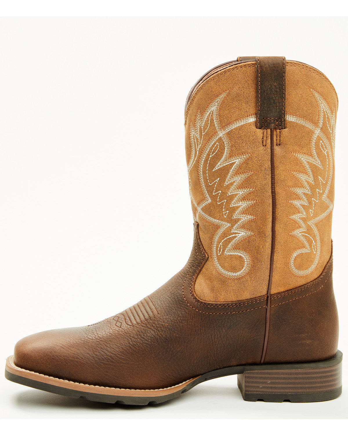 Men's Ranger Performance Western Boots - Broad Square Toe Brown