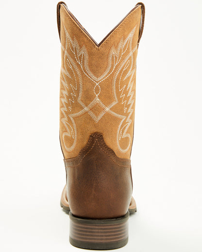 Men's Ranger Performance Western Boots - Broad Square Toe Brown