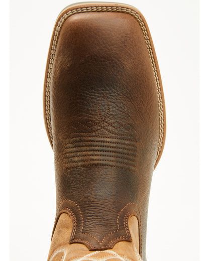Men's Ranger Performance Western Boots - Broad Square Toe Brown