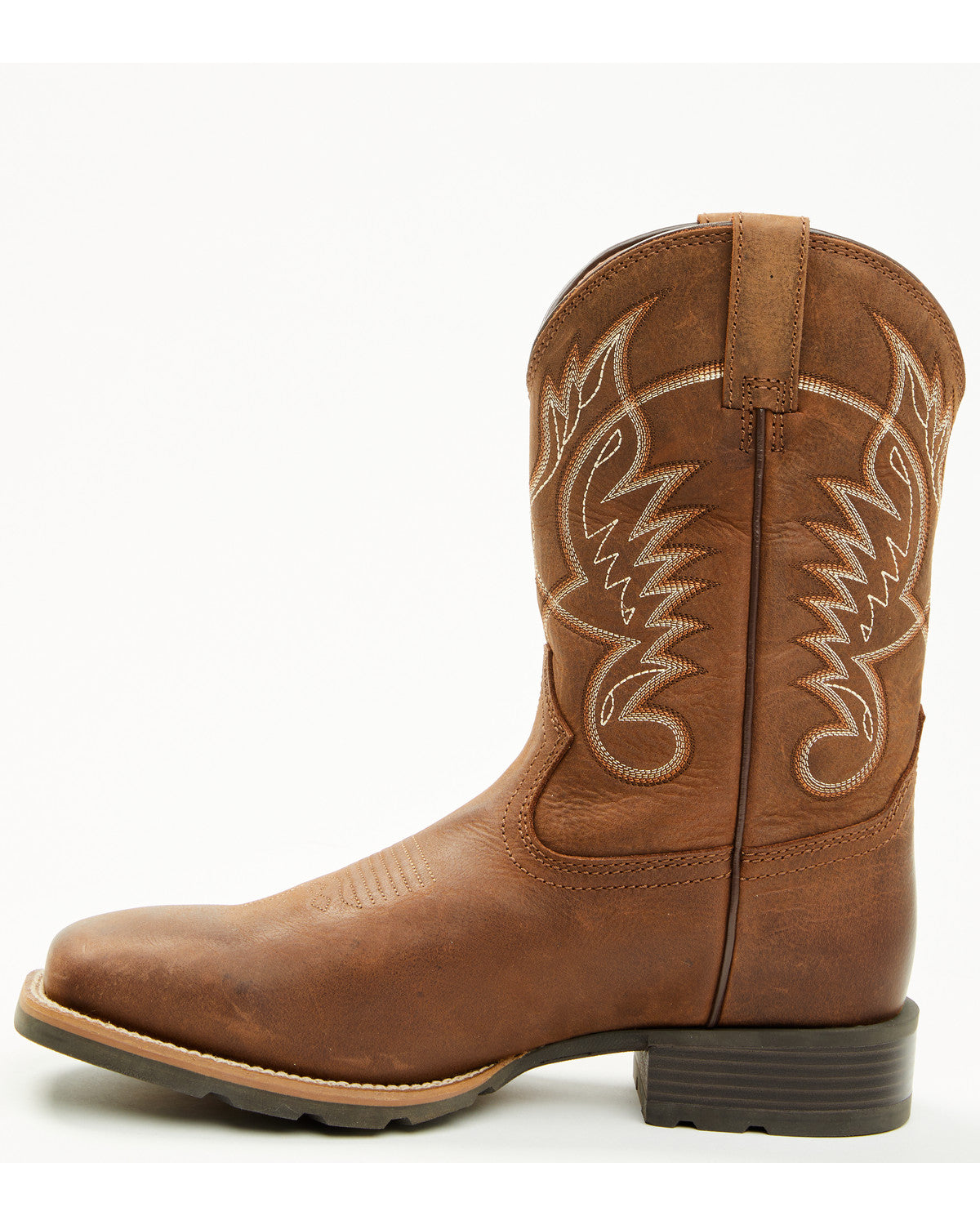 Men's Ranger Performance Western Boots - Broad Square Toe Brown