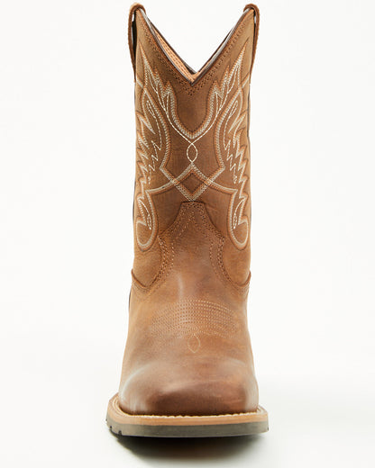 Men's Ranger Performance Western Boots - Broad Square Toe Brown