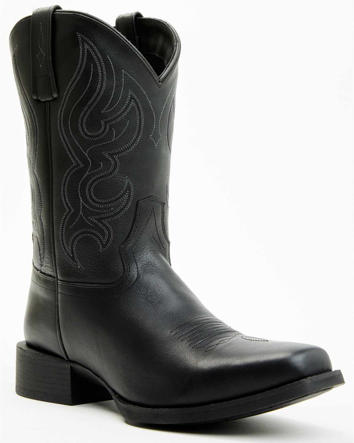 Ace™ Ridge Western Boots - Square Toe Black