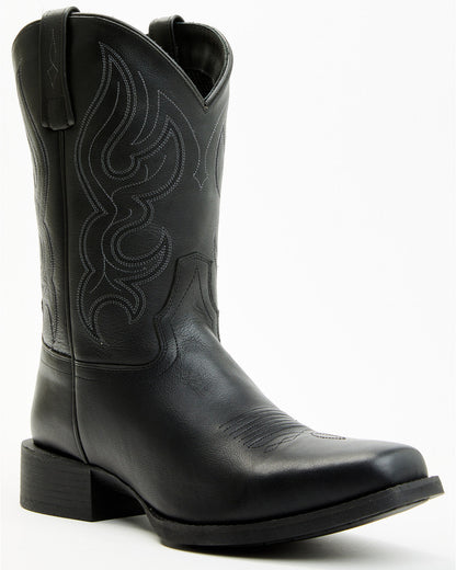 Ace™ Ridge Western Boots - Square Toe Black