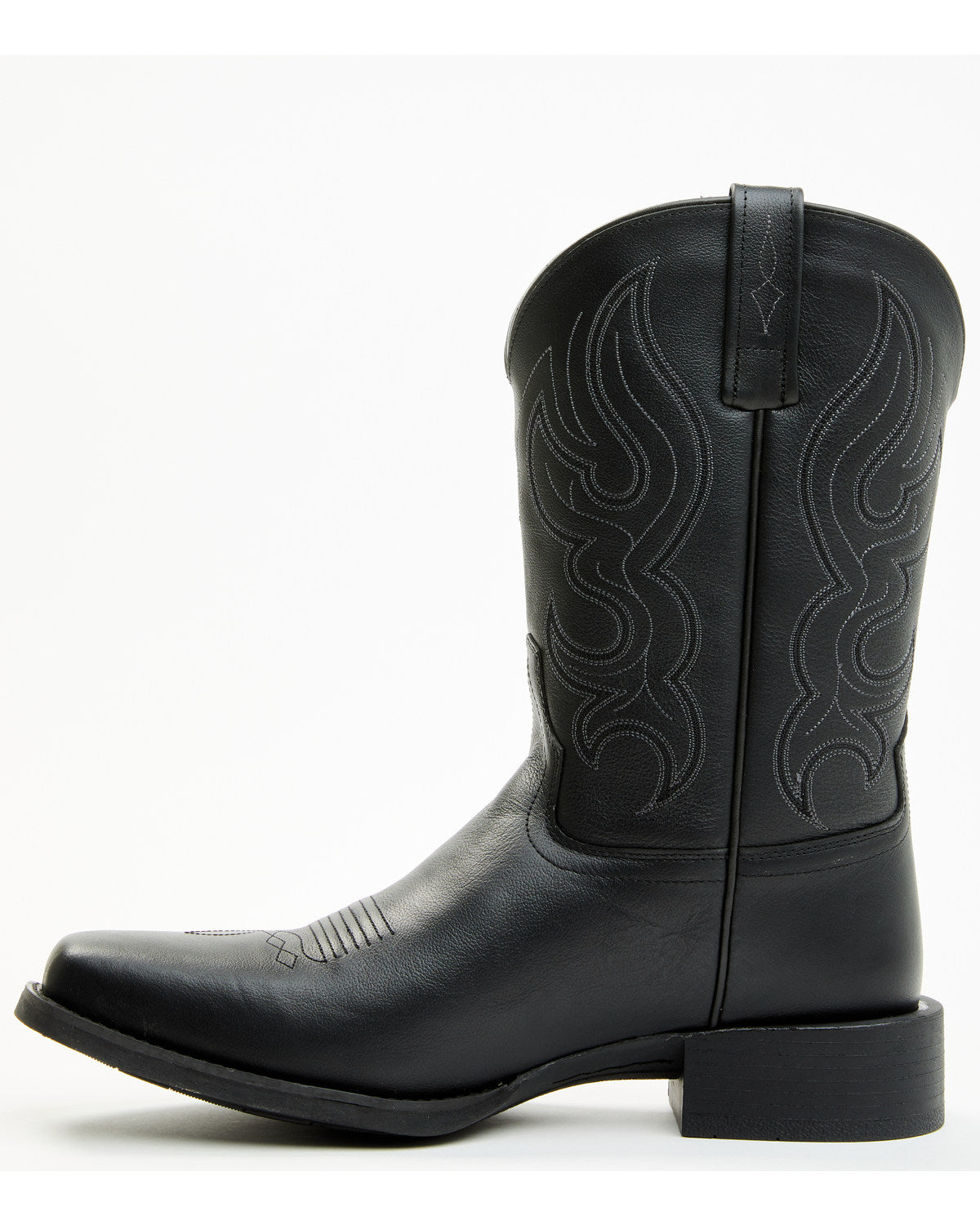 Ace™ Ridge Western Boots - Square Toe Black