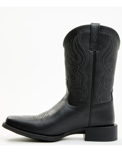 Ace™ Ridge Western Boots - Square Toe Black