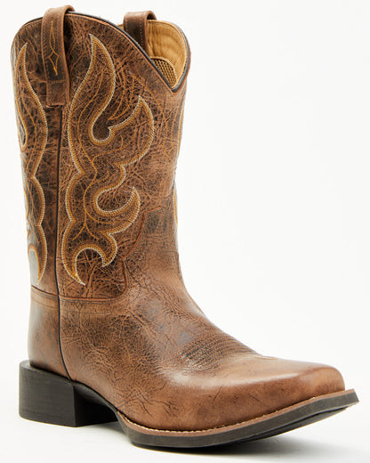 Ace™ Ridge Western Boots - Square Toe Tan
