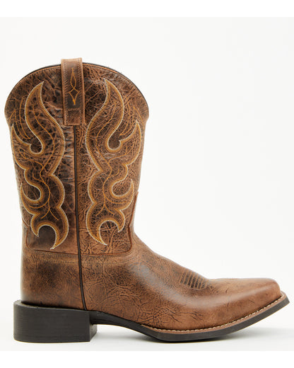 Ace™ Ridge Western Boots - Square Toe Tan